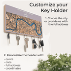 Wooden Key Holder Enjoy The Wood