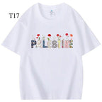 Customized Cotton Parent-Child T-Shirts – Ramadan & Keffiyeh Design for Kids and Adults (MTC001)