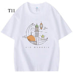 Customized Cotton Parent-Child T-Shirts – Ramadan & Keffiyeh Design for Kids and Adults (MTC001)