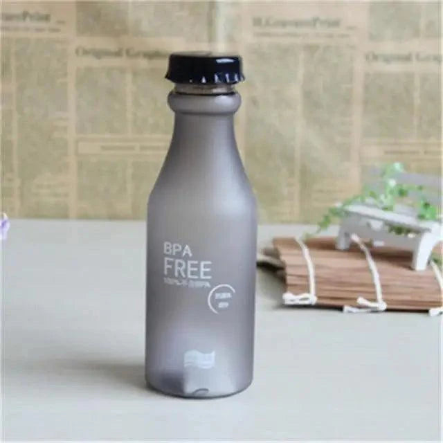 Cute 550ML Candy Color Free Water Bottles Leak-proof Drinking Cup Kettle Outdoor Sports Water Bottle for Travel Running Camping Stevvex