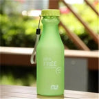 Cute 550ML Candy Color Free Water Bottles Leak-proof Drinking Cup Kettle Outdoor Sports Water Bottle for Travel Running Camping Stevvex