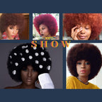 Cute Afro Wig Women Short Fluffy Hair Wigs with Bangs For Black Women Kinky curly Synthetic Hair For Party Dance Cosplay Wigs For Black Women Cosplay Wigs For Women Stevvex