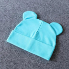 Cute Baby 0-12M Hat With Ears Casual Style Kids Autumn Winter Hat Classic  Boys And Girls Beanie Stevvex