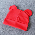 Cute Baby 0-12M Hat With Ears Casual Style Kids Autumn Winter Hat Classic  Boys And Girls Beanie Stevvex