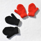 Cute Baby Colorful Thick Warm Gloves For Kids Classic Full Finger Mittens Soft Comfortable Winter Gloves For Children Stevvex