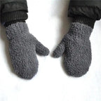 Cute Baby Colorful Thick Warm Gloves For Kids Classic Full Finger Mittens Soft Comfortable Winter Gloves For Children Stevvex