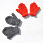 Cute Baby Colorful Thick Warm Gloves For Kids Classic Full Finger Mittens Soft Comfortable Winter Gloves For Children Stevvex