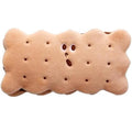 Cute Biscuit Shape Plush Pencil Bag Unique Soft School Classic Cookies Stylish Large Capacity Pouch Pencil Pouch For Teen Boys Girls School Students Pencil Bag Organizer Stevvex