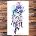 Cute Black Birds Temporary Waterproof Stickers Tattoo Flower Body Elegant Bird Butterfly Style For Womens Stevvex