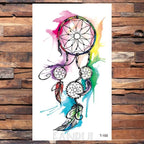 Cute Black Birds Temporary Waterproof Stickers Tattoo Flower Body Elegant Bird Butterfly Style For Womens Stevvex