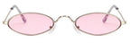 Cute Black Round Style Sun Glasses Design Retro Style Women Sunglasses New Vintage Oval Small Eyewear Metal Light Frame For Female Stevvex