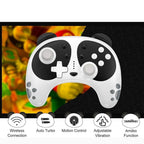 Cute Black White Joystick Wireless Bluetooth Panda Joystick Remote Controller Gamepad Compatible With For PC Laptop Stevvex