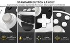 Cute Black White Joystick Wireless Bluetooth Panda Joystick Remote Controller Gamepad Compatible With For PC Laptop Stevvex