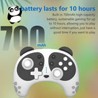Cute Black White Joystick Wireless Bluetooth Panda Joystick Remote Controller Gamepad Compatible With For PC Laptop Stevvex