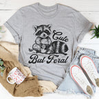 Cute But Feral Tee Peachy Sunday