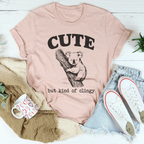 Cute But Kind Of Clingy Tee Peachy Sunday