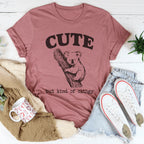 Cute But Kind Of Clingy Tee Peachy Sunday