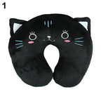 Cute Cartoon Animals U Shaped Pillow Toddler Neck Pillow Travel Car Neck Rest Pillow Support Head Rest Cushion Panda Cat Bear Rabbit Pig Kids Travel Pillow Toddler Neck Pillow U-Shaped Animal Kids Neck Pillow With 3D Embroidery For Airplane Stevvex