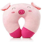 Cute Cartoon Animals U Shaped Pillow Toddler Neck Pillow Travel Car Neck Rest Pillow Support Head Rest Cushion Panda Cat Bear Rabbit Pig Kids Travel Pillow Toddler Neck Pillow U-Shaped Animal Kids Neck Pillow With 3D Embroidery For Airplane Stevvex