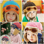 Cute Cartoon Winter Warm Baby Earflap Full Cover Beanies Classic Fur Soft Baby Hats For Girls And Boys Winter Beanies Stevvex