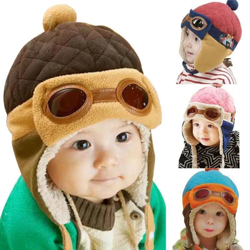 Cute Cartoon Winter Warm Baby Earflap Full Cover Beanies Classic Fur Soft Baby Hats For Girls And Boys Winter Beanies Stevvex