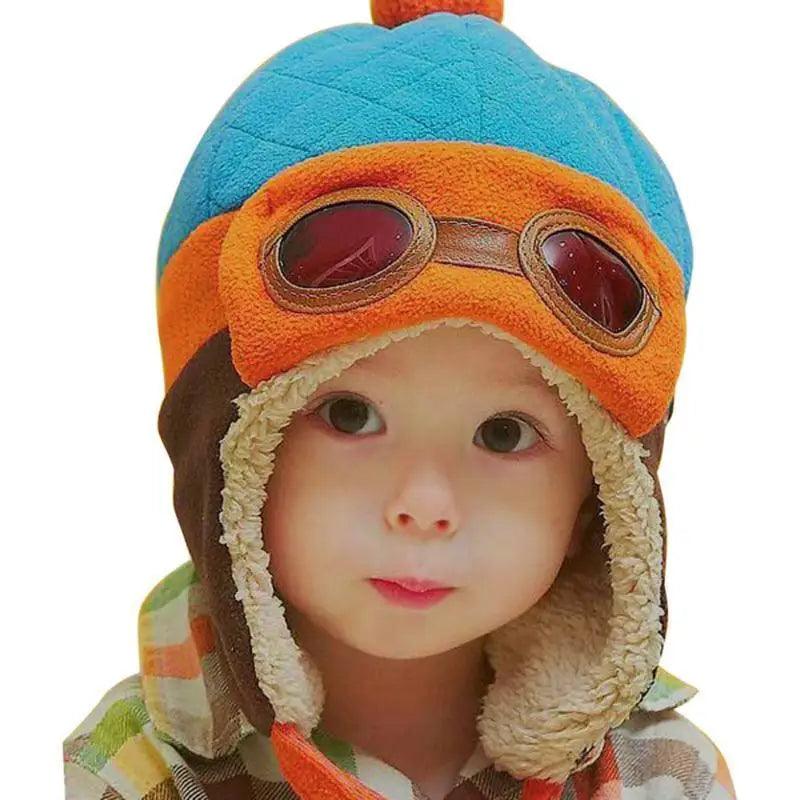 Cute Cartoon Winter Warm Baby Earflap Full Cover Beanies Classic Fur Soft Baby Hats For Girls And Boys Winter Beanies Stevvex