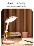 Cute Cat LED Table Lamp Children Study Eye Protection Desk Lamp 3600/6400mAh Long Battery Life Smart Bedroom Night Lamp Decorative Table Lamp Cute Study Lamps for Bedroom Décor Stevvex