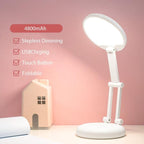 Cute Cat LED Table Lamp Children Study Eye Protection Desk Lamp 3600/6400mAh Long Battery Life Smart Bedroom Night Lamp Decorative Table Lamp Cute Study Lamps for Bedroom Décor Stevvex