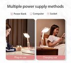 Cute Cat LED Table Lamp Children Study Eye Protection Desk Lamp 3600/6400mAh Long Battery Life Smart Bedroom Night Lamp Decorative Table Lamp Cute Study Lamps for Bedroom Décor Stevvex