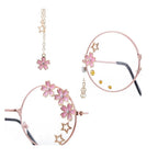 Cute Clear Optical Glasses Frame Women Round Frame Retro Eyeglasses  Decoration Eyewear Blue Light Blocking Glasses Women Thick Round Rim Frame Ladies Eyeglasses Stevvex