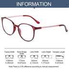 Cute Clear Optical Glasses Frame Women Square Frame Retro Eyeglasses High Definition Reading Glasses Unisex Anti Blue Light Eyeglasses Ultra Light PC Frames Glasses Vision Care Eyewear +1.00~4.00 Stevvex