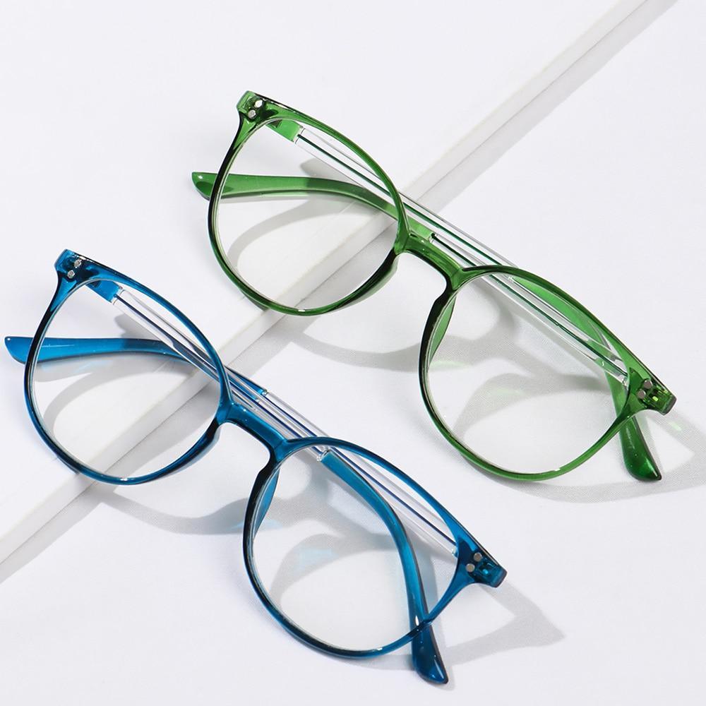 Cute Clear Optical Glasses Frame Women Square Frame Retro Eyeglasses High Definition Reading Glasses Unisex Anti Blue Light Eyeglasses Ultra Light PC Frames Glasses Vision Care Eyewear +1.00~4.00 Stevvex