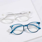 Cute Clear Optical Glasses Frame Women Square Frame Retro Eyeglasses High Definition Reading Glasses Unisex Anti Blue Light Eyeglasses Ultra Light PC Frames Glasses Vision Care Eyewear +1.00~4.00 Stevvex