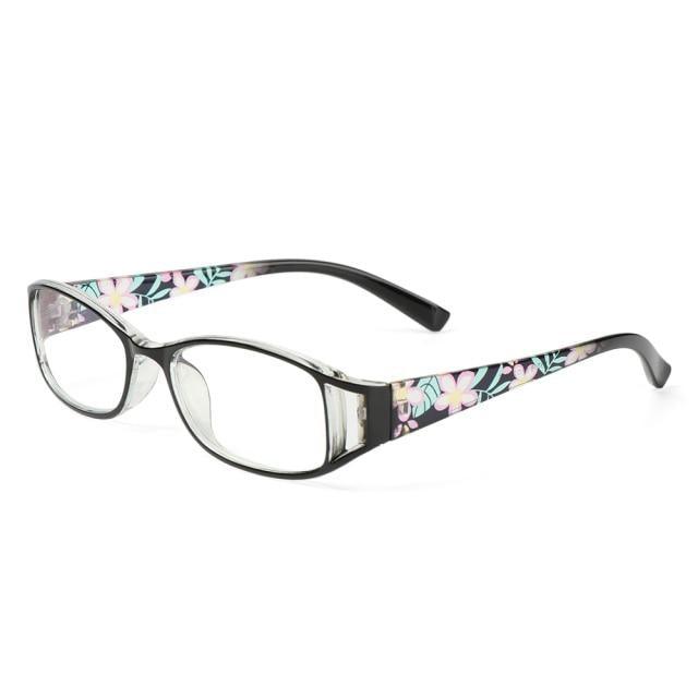 Cute Clear Optical Glasses Frame Women Square Frame Retro Eyeglasses High Definition Reading Glasses Unisex Anti Blue Light Eyeglasses Ultra Light PC Frames Glasses Vision Care Eyewear +1.00~4.00 Stevvex