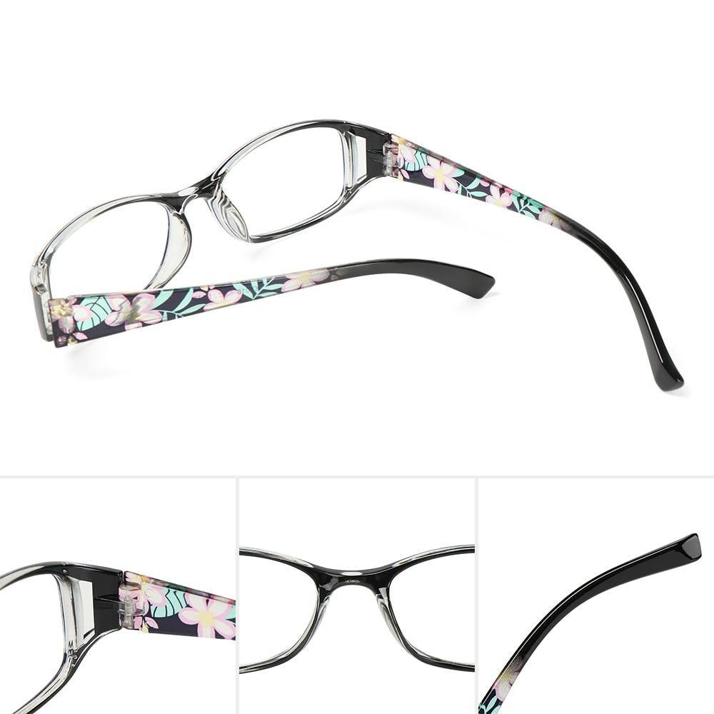 Cute Clear Optical Glasses Frame Women Square Frame Retro Eyeglasses High Definition Reading Glasses Unisex Anti Blue Light Eyeglasses Ultra Light PC Frames Glasses Vision Care Eyewear +1.00~4.00 Stevvex