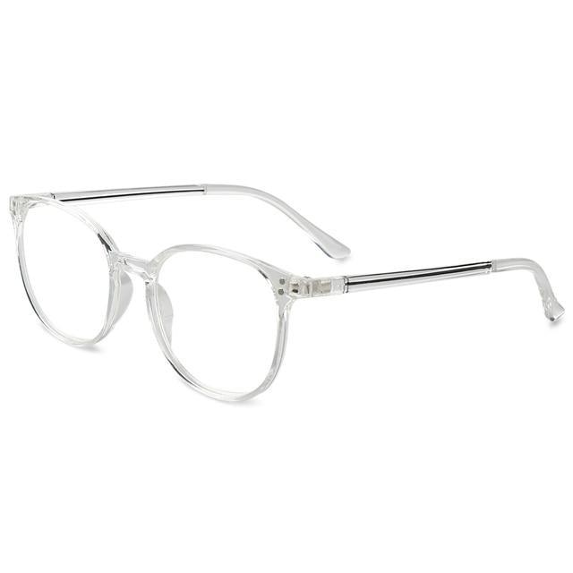 Cute Clear Optical Glasses Frame Women Square Frame Retro Eyeglasses High Definition Reading Glasses Unisex Anti Blue Light Eyeglasses Ultra Light PC Frames Glasses Vision Care Eyewear +1.00~4.00 Stevvex