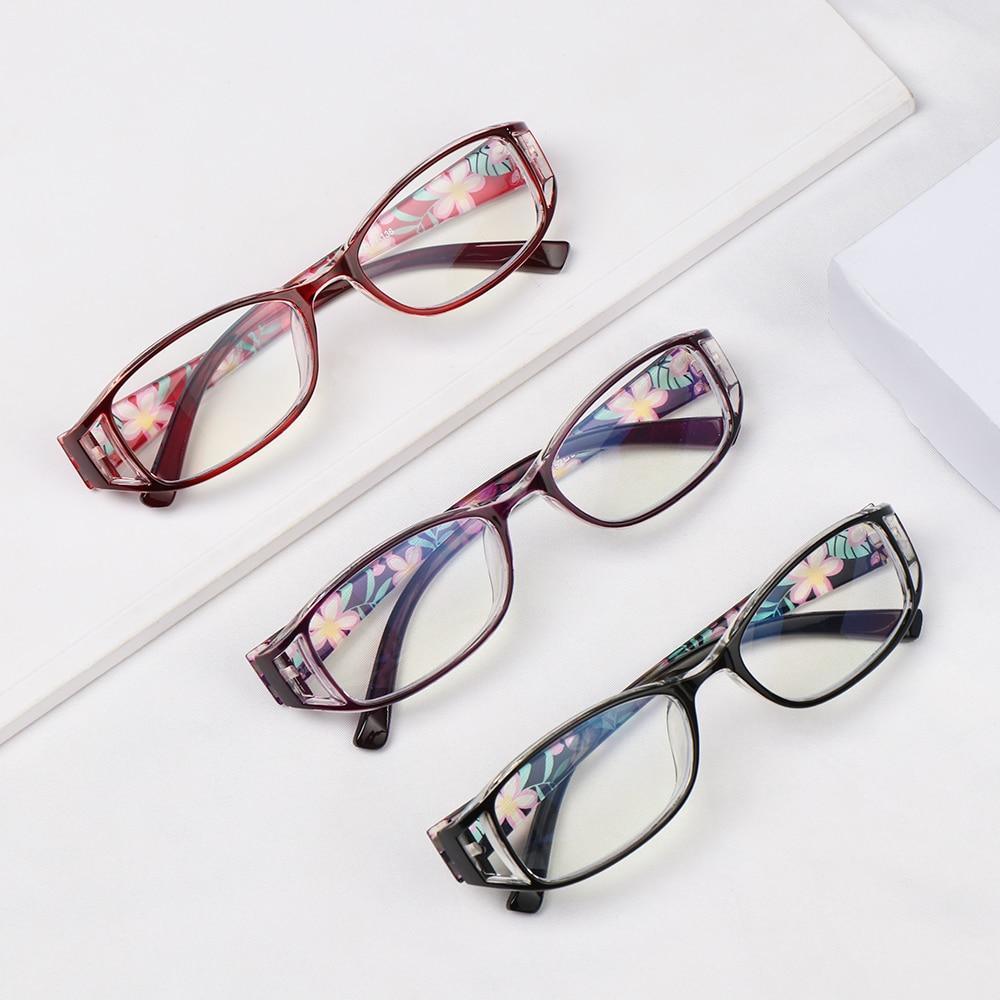 Cute Clear Optical Glasses Frame Women Square Frame Retro Eyeglasses High Definition Reading Glasses Unisex Anti Blue Light Eyeglasses Ultra Light PC Frames Glasses Vision Care Eyewear +1.00~4.00 Stevvex