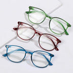 Cute Clear Optical Glasses Frame Women Square Frame Retro Eyeglasses High Definition Reading Glasses Unisex Anti Blue Light Eyeglasses Ultra Light PC Frames Glasses Vision Care Eyewear +1.00~4.00 Stevvex