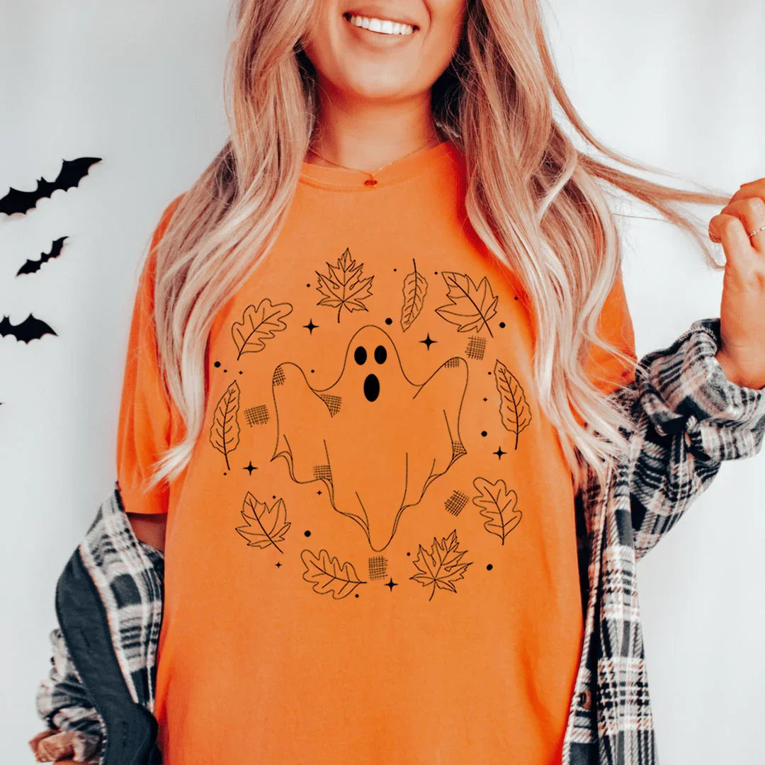 Cute Fall Ghost Peachy Sunday