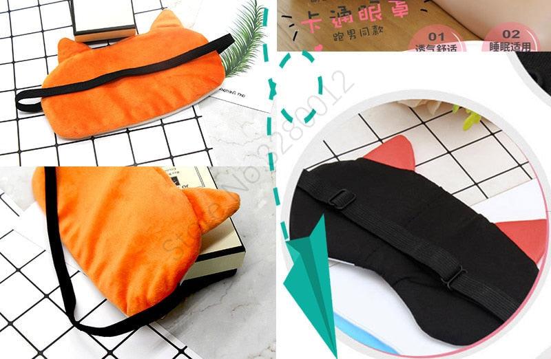 Cute Fox Animal Cotton Plush U Shape Neck Pillow Travel Car Home Pillow Nap Animal Pillow Health Care with Eye Mask Cute Fox U Shaped Neck Pillow for Car Airplane Traveling ,Animal Plush Stuffed Travel Pillow Travel Pillows Cartoon Planes Fox Animal Stevvex