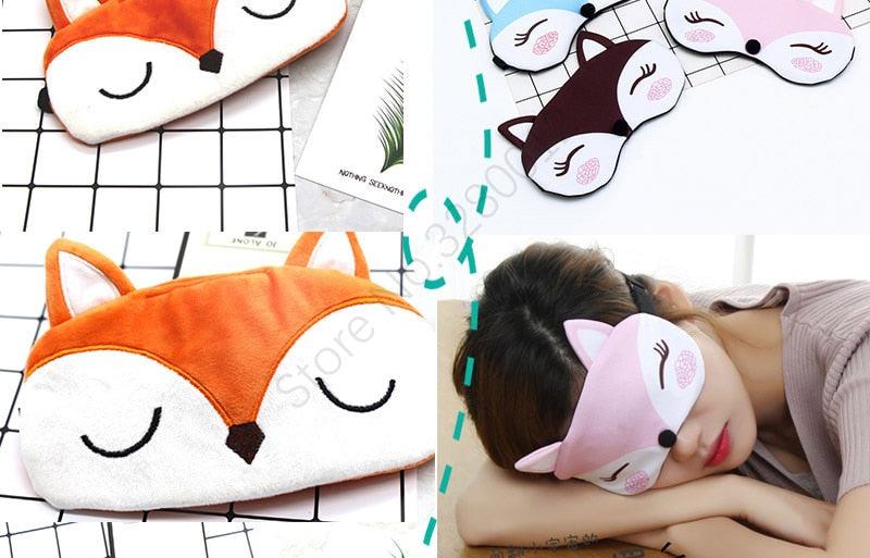 Cute Fox Animal Cotton Plush U Shape Neck Pillow Travel Car Home Pillow Nap Animal Pillow Health Care with Eye Mask Cute Fox U Shaped Neck Pillow for Car Airplane Traveling ,Animal Plush Stuffed Travel Pillow Travel Pillows Cartoon Planes Fox Animal Stevvex