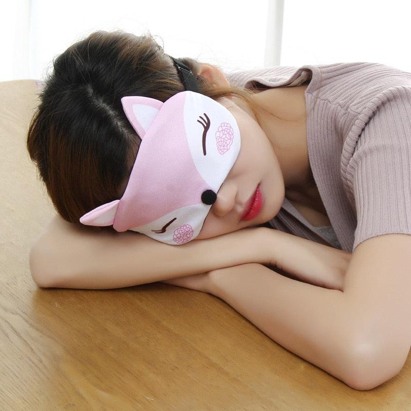 Cute Fox Animal Cotton Plush U Shape Neck Pillow Travel Car Home Pillow Nap Animal Pillow Health Care with Eye Mask Cute Fox U Shaped Neck Pillow for Car Airplane Traveling ,Animal Plush Stuffed Travel Pillow Travel Pillows Cartoon Planes Fox Animal Stevvex