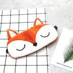 Cute Fox Animal Cotton Plush U Shape Neck Pillow Travel Car Home Pillow Nap Animal Pillow Health Care with Eye Mask Cute Fox U Shaped Neck Pillow for Car Airplane Traveling ,Animal Plush Stuffed Travel Pillow Travel Pillows Cartoon Planes Fox Animal Stevvex