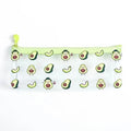 Cute Fruit Theme Pencil Case Unique Design Avocado Pattern Transparent Pencil Pouch School Pencil Bag For Students Stevvex