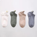 Cute Heart Design 4 Pairs Socks For Women Fashion Spring Cotton Modern Girls Casual Outdoor Socks For Women Stevvex