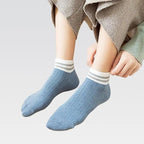 Cute Heart Design 4 Pairs Socks For Women Fashion Spring Cotton Modern Girls Casual Outdoor Socks For Women Stevvex