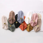 Cute Heart Design 4 Pairs Socks For Women Fashion Spring Cotton Modern Girls Casual Outdoor Socks For Women Stevvex