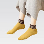 Cute Heart Design 4 Pairs Socks For Women Fashion Spring Cotton Modern Girls Casual Outdoor Socks For Women Stevvex