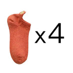 Cute Heart Design 4 Pairs Socks For Women Fashion Spring Cotton Modern Girls Casual Outdoor Socks For Women Stevvex