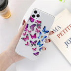 Cute Hearts Pattern Slim Thin Soft Shockproof Silicone Protective Case Case For Iphone 11 Case Cover Silicone Soft Cover For Iphone 5 5s Se 2020 6s 7 8 Plus Xs 11 Pro Max X Xr